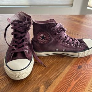 Purple Acid Wash Converse